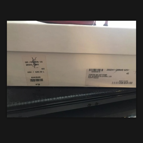 Authentic Yves Saint Laurent heels, sole added - Picture 4 of 4